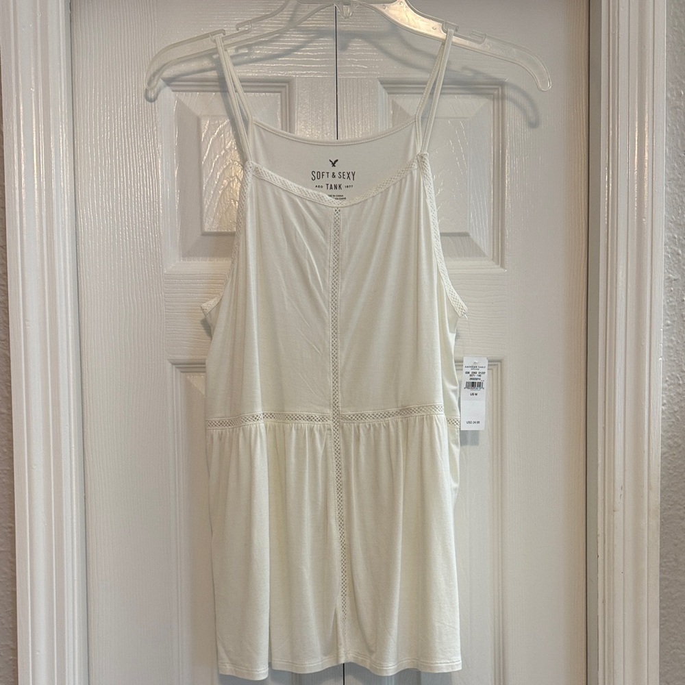 American Eagle Outfitters Soft & Sexy Cream Camisole